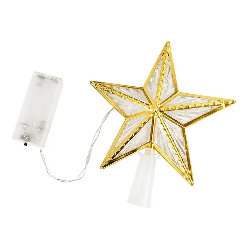 Estrela para Árvore de Natal LED com Efeito Cristal - Zinova